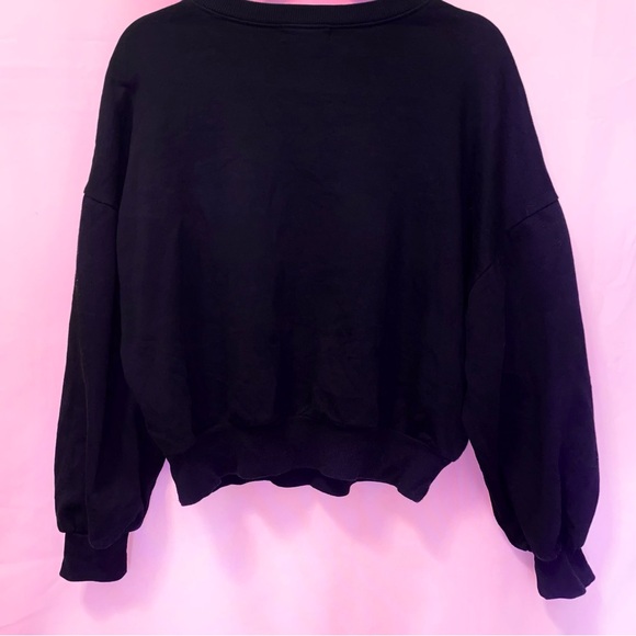 Bags Under My Eyes Are Designer Black White Top Sweater Ten Sixty Sherman Medium - Picture 4 of 12